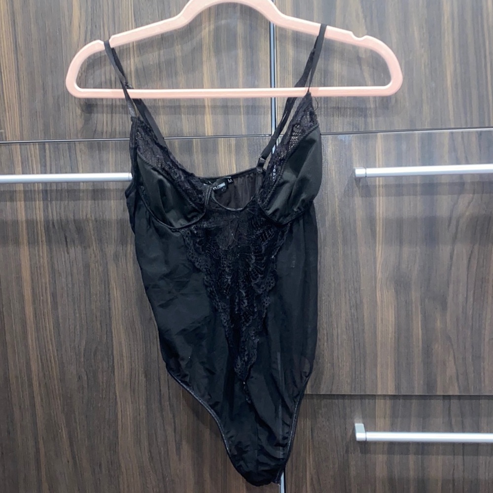 Pretty little thing black lingerie